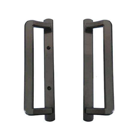 G.A.S. Hardware PGT Interior and Exterior Sliding Door Handle Black DH-530-BLACK